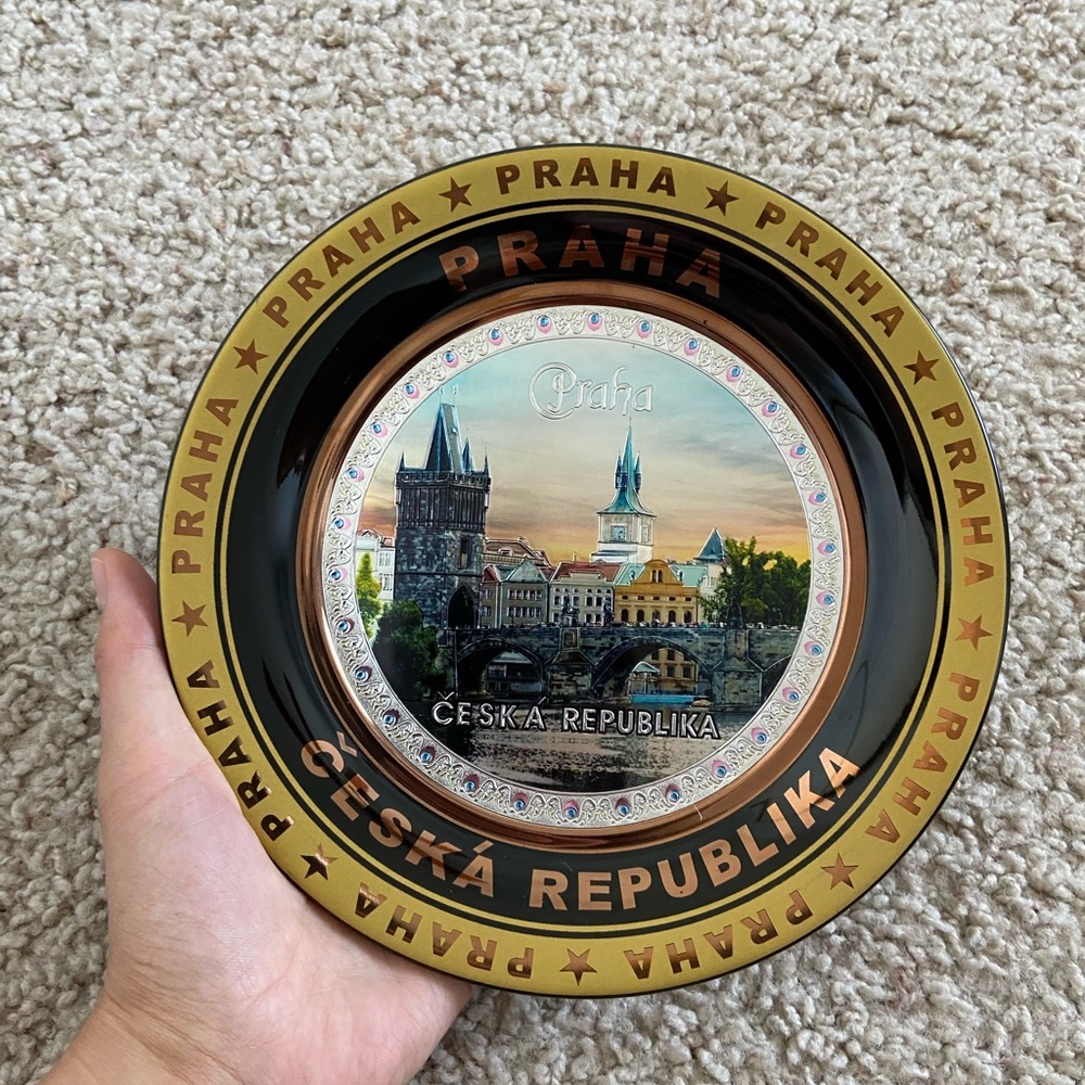 Praha Prague plate Check Republic plate